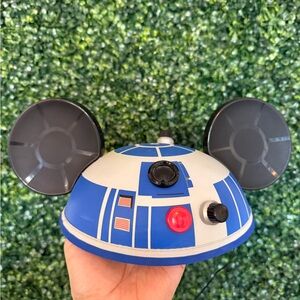 R2-D2 Inspired Women’s Mouse Ear Headband - Blue & White